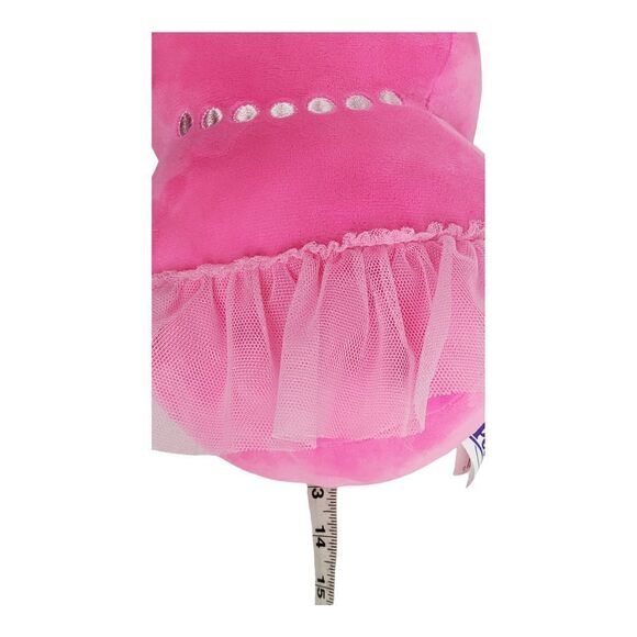 Peeps Ballet Bunny Plush Pink w/Tutu Necklace Easter Spring Stuffed Animal - Picture 5 of 9